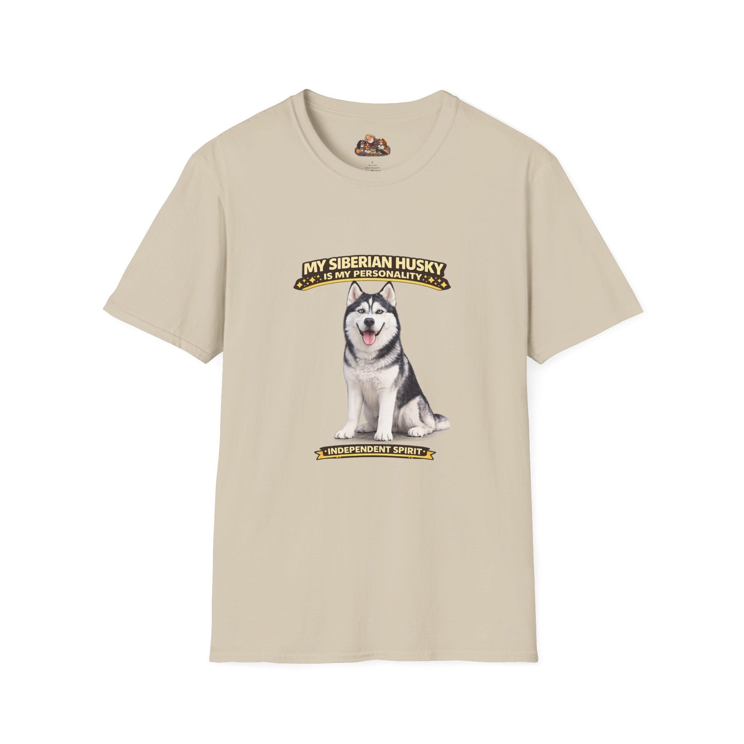 My Siberian Husky Is My Personality – Independent Spirit – Personalized Dog Breed Tee