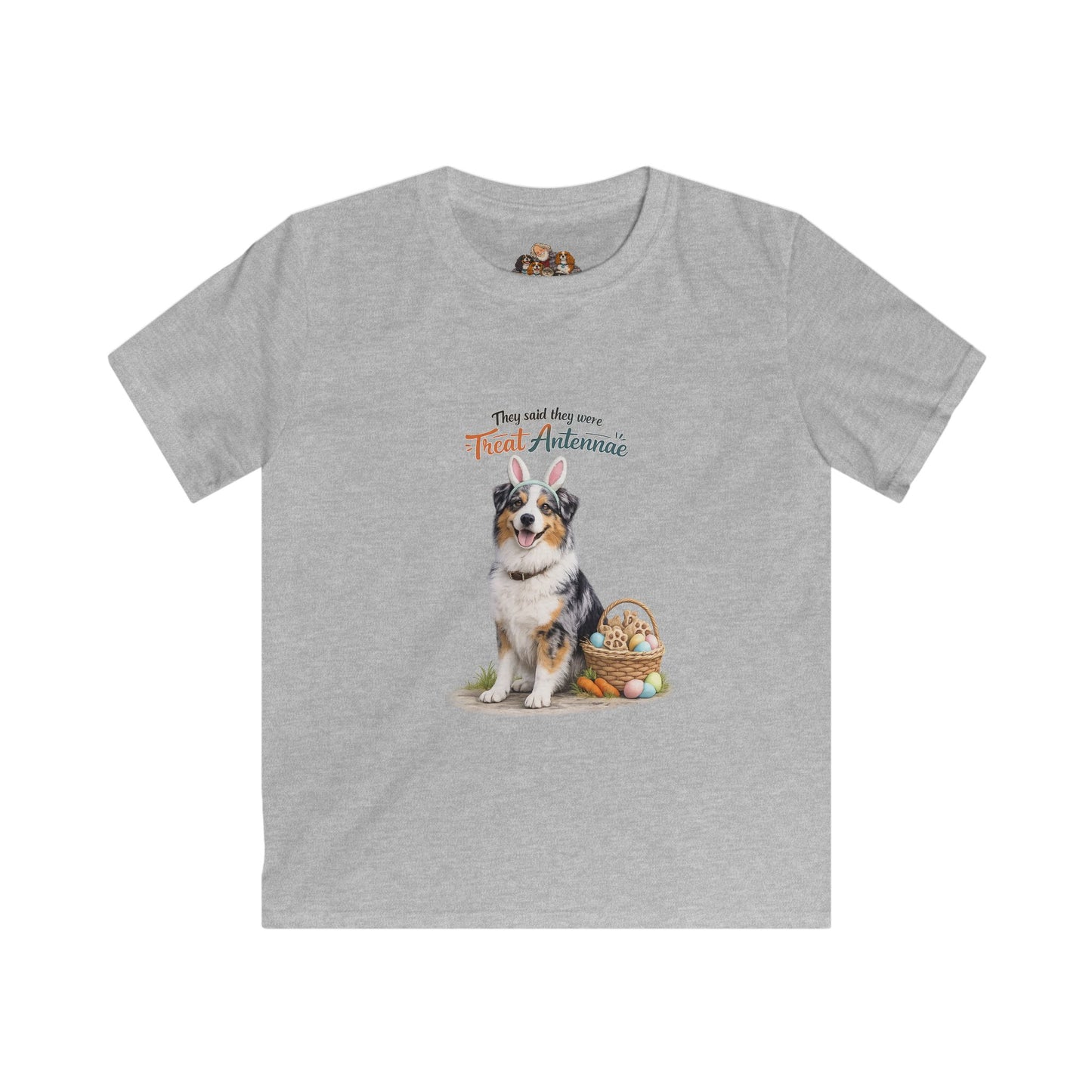 Australian Shepherd Treat Antennae™ — Youth Dog Lover Tee