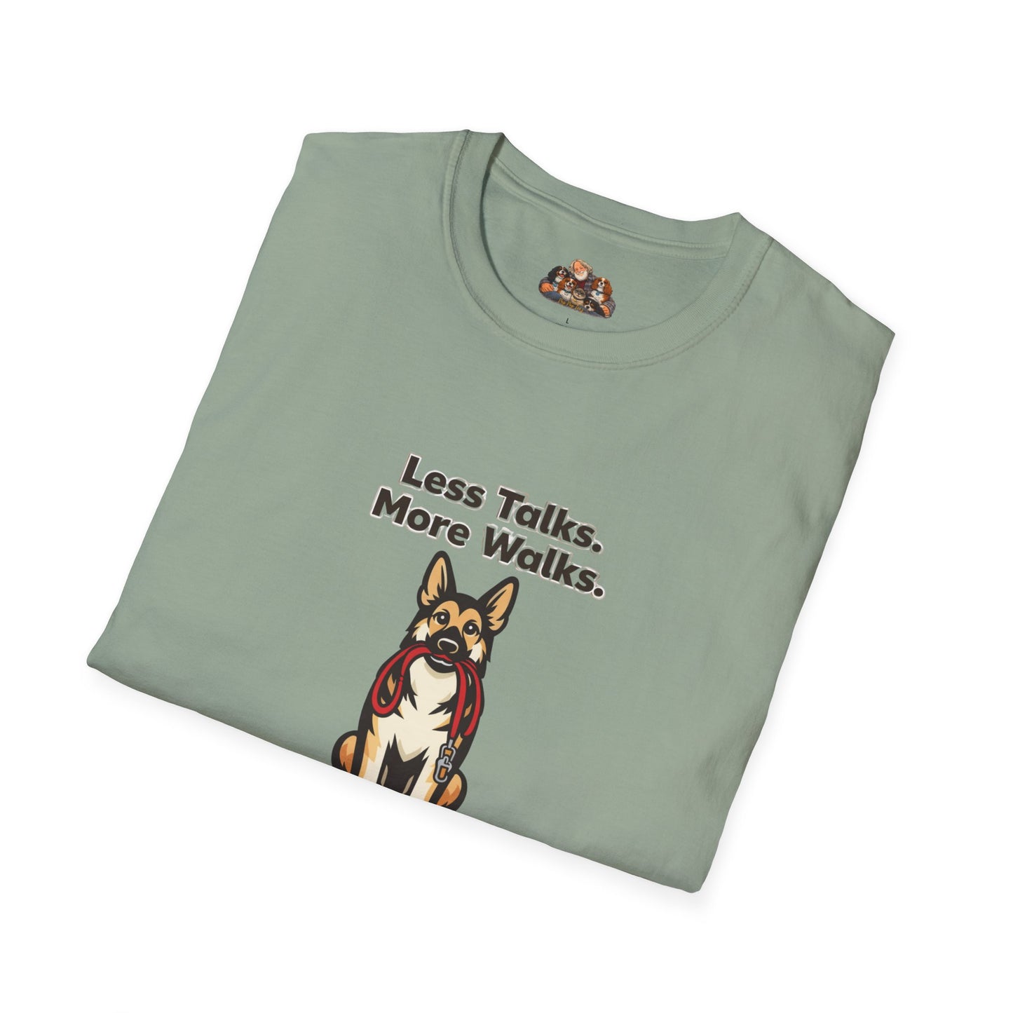 Less Talks. More Walks.  —  Soft-Color Minimalist Family Collection For Adult Dog Lovers