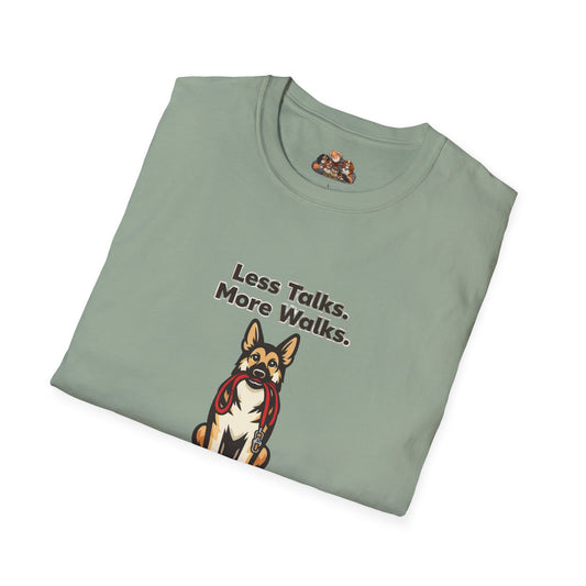 Less Talks. More Walks.  —  Soft-Color Minimalist Family Collection For Adult Dog Lovers