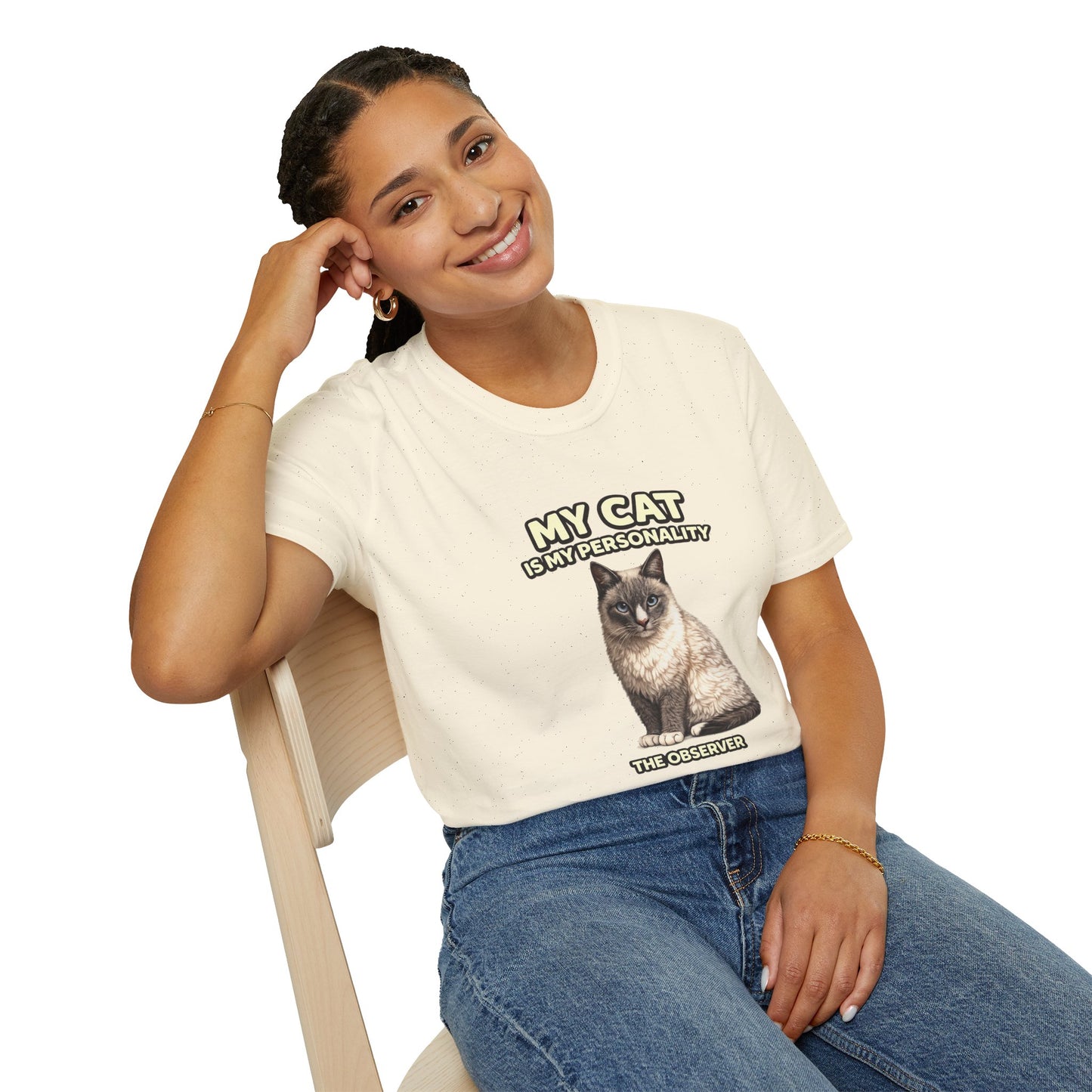 My Cat Is My Personality – "The Observer" – Personalized Custom Cat Shirt