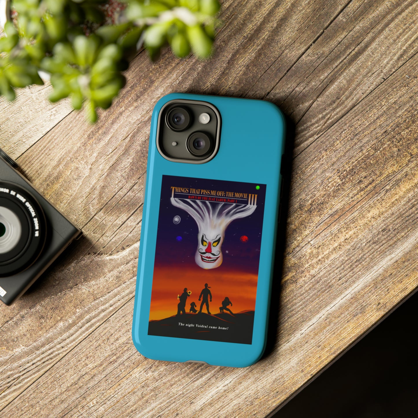 Dawn Of The Flat Earth: Part I Tough Phone Case (turquoise)