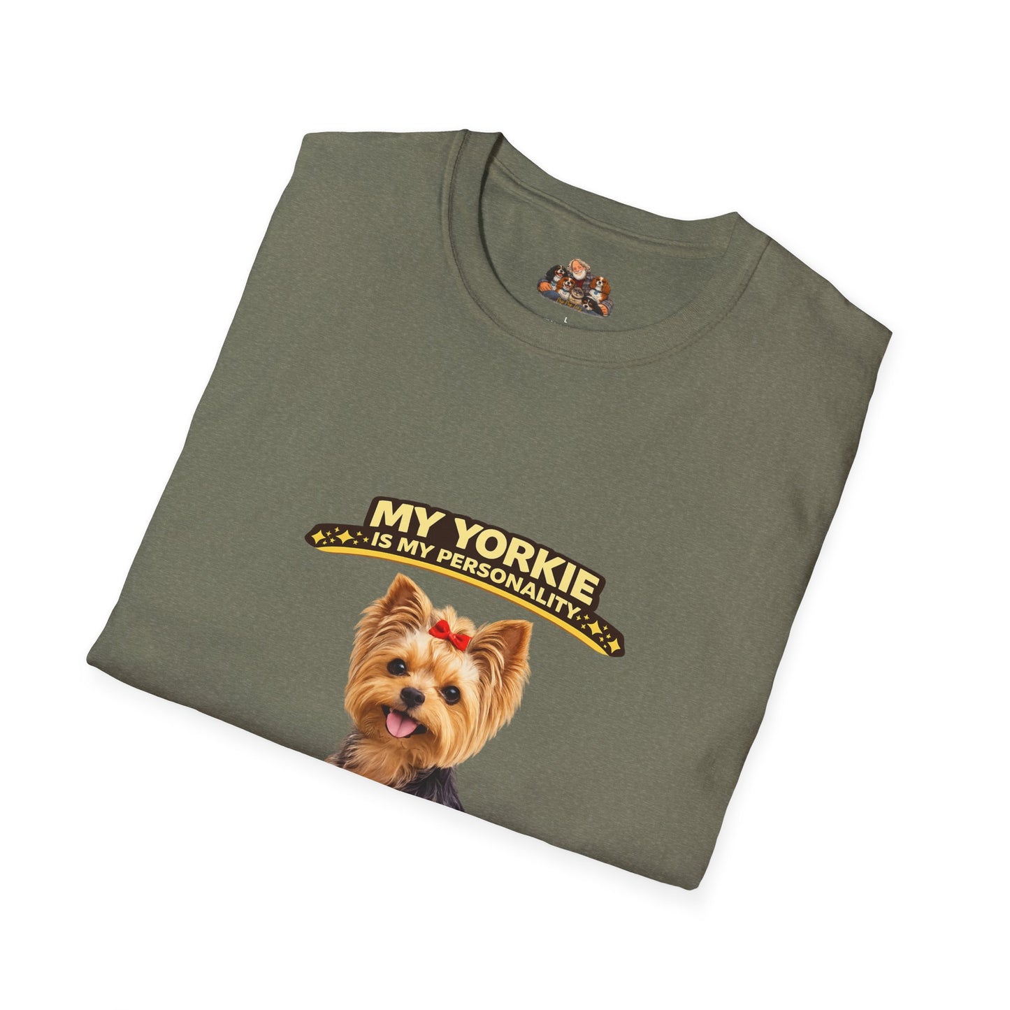 My Yorkie Is My Personality – Tiny C.E.O. – Personalized Dog Breed Tee