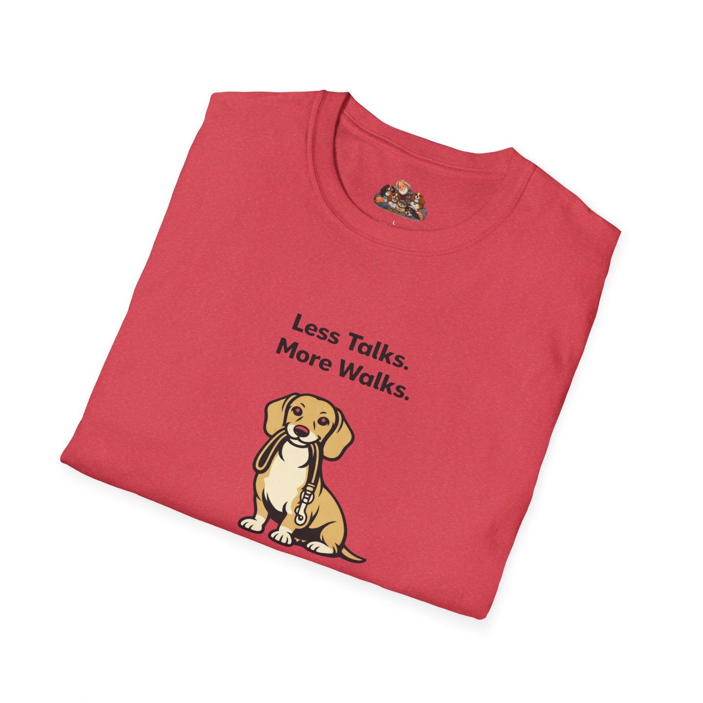 Beagle Less Talks. More Walks.  —  Soft-Color Minimalist Family Collection For Adult Dog Lovers