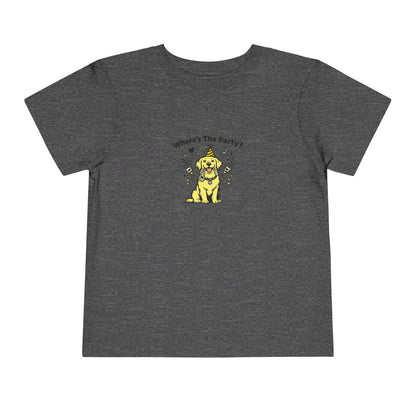 Where's The Party?  -- Toddler Dog Lover Tee