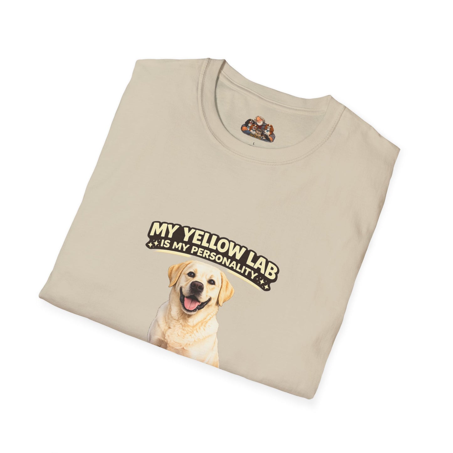 My Yellow Lab is My Personality – Snack Driven. Love Powered. – Personalized Dog Breed Shirt