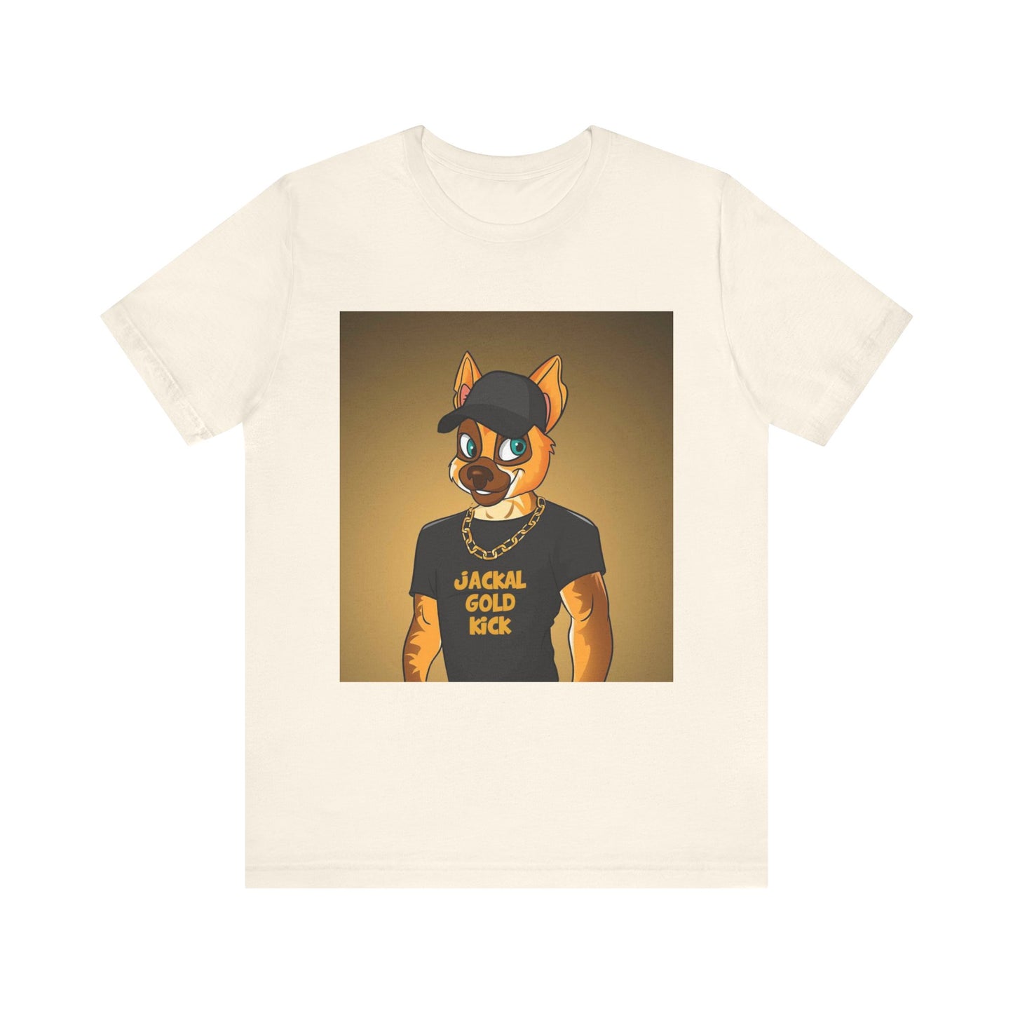 ‘Jackal Gold Kick’ Unisex Jersey Short Sleeve Tee