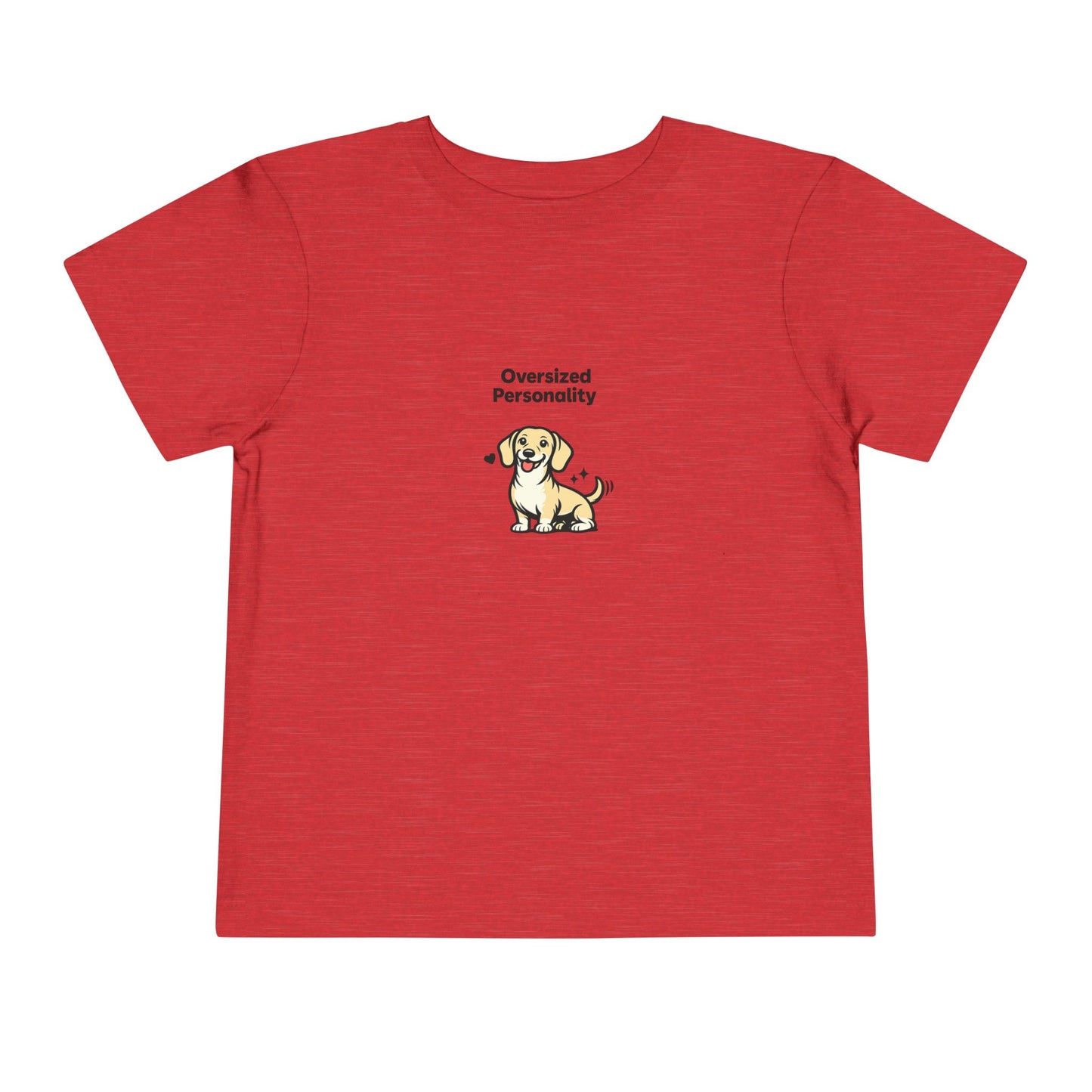 Oversized Personality  -- Toddler Dog Lover Tee