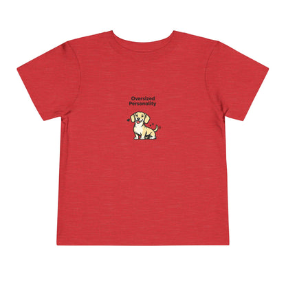 Oversized Personality  -- Toddler Dog Lover Tee