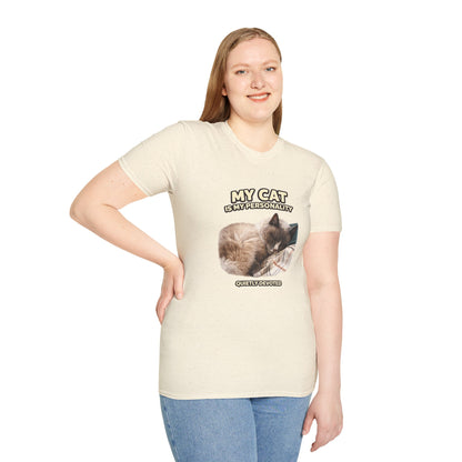 My Cat Is My Personality – "Quietly Devoted" – Personalized Custom Cat Shirt