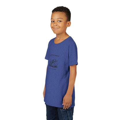 Adventure Awaits -- Youth Dog Lover Tee