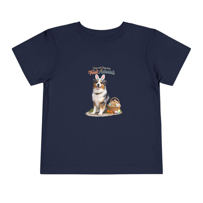 Australian Shepherd Treat Antennae™ -- Toddler Dog Lover Tee