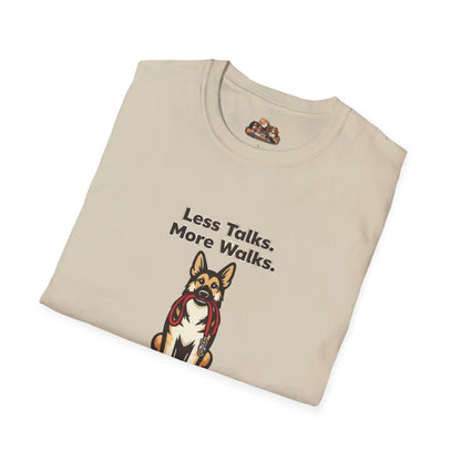 Less Talks. More Walks.  —  Soft-Color Minimalist Family Collection For Adult Dog Lovers