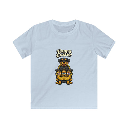 Rottweiler Happy Easter — Youth Dog Lover Tee