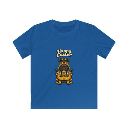 Rottweiler Happy Easter — Youth Dog Lover Tee