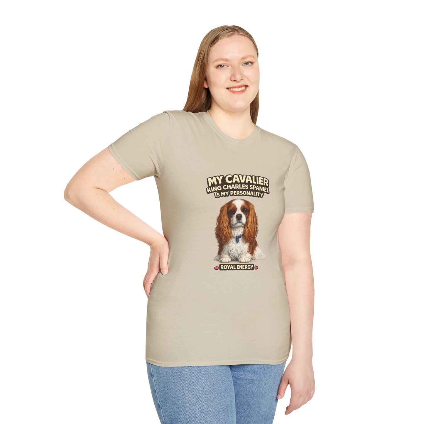My Cavalier King Charles Spaniel Is My Personality – Royal Energy – Personalized Dog Breed Tee