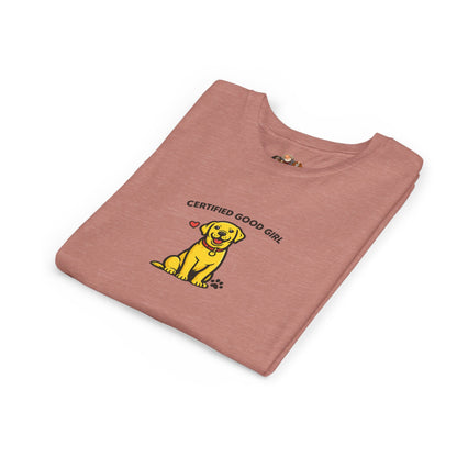 Certified Good Girl -- Youth Dog Lover Tee