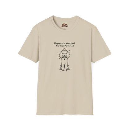 Elegance Is Inherited And Then Perfected  —  Black And White Minimalist Family Collection For Adult Dog Lovers