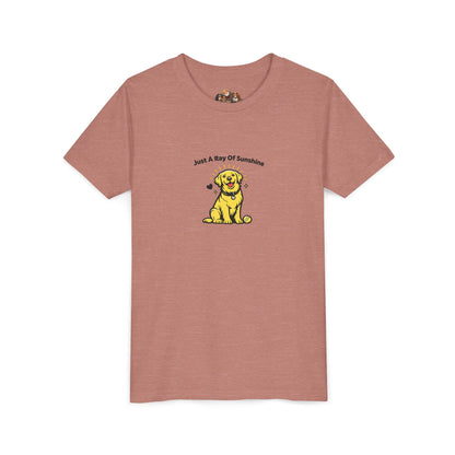 Just A Ray Of Sunshine -- Youth Dog Lover Tee
