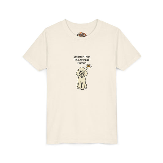 Smarter Than The Average Human -- Youth Dog Lover Tee