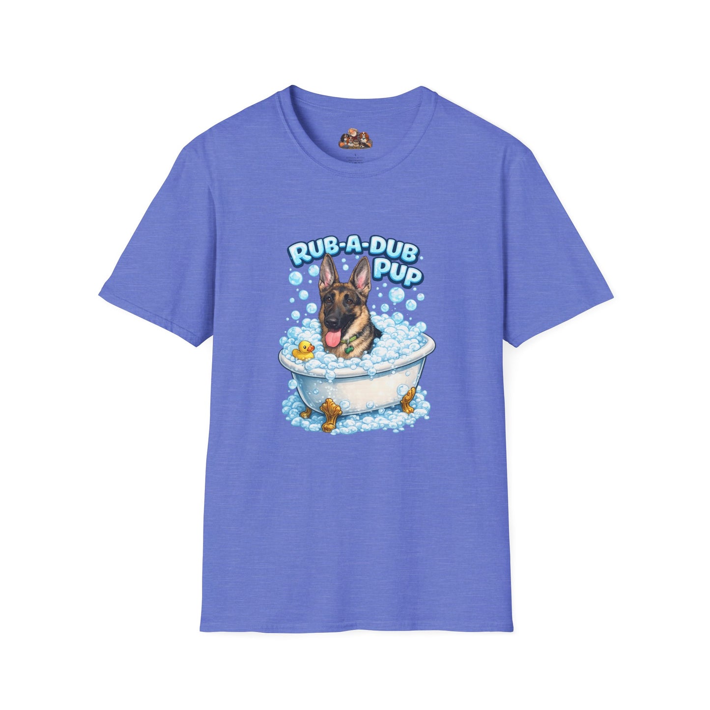 Rub-A-Dub Pup – Personalized Dog Spa T-Shirt – Paw Spa Days Remembered