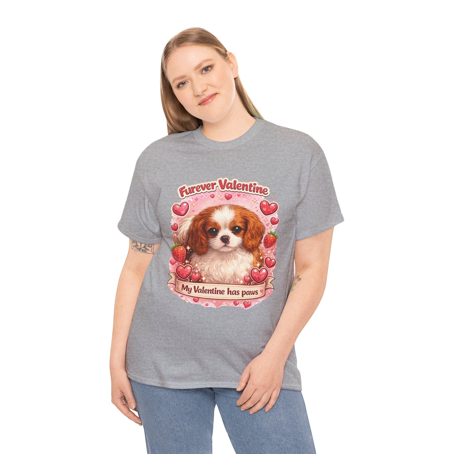 Furever Valentine - Puppy Love Has Paws – Pet Lover Valentine's Day T-Shirt