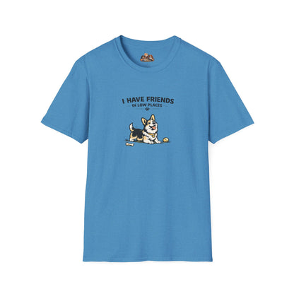 I Have Friends In Low Places  —  Soft-Color Minimalist Family Collection For Adult Dog Lovers