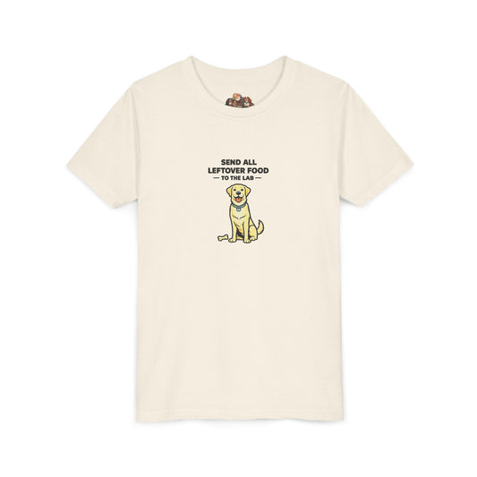 Send All Leftover Food To The Lab -- Youth Dog Lover Tee