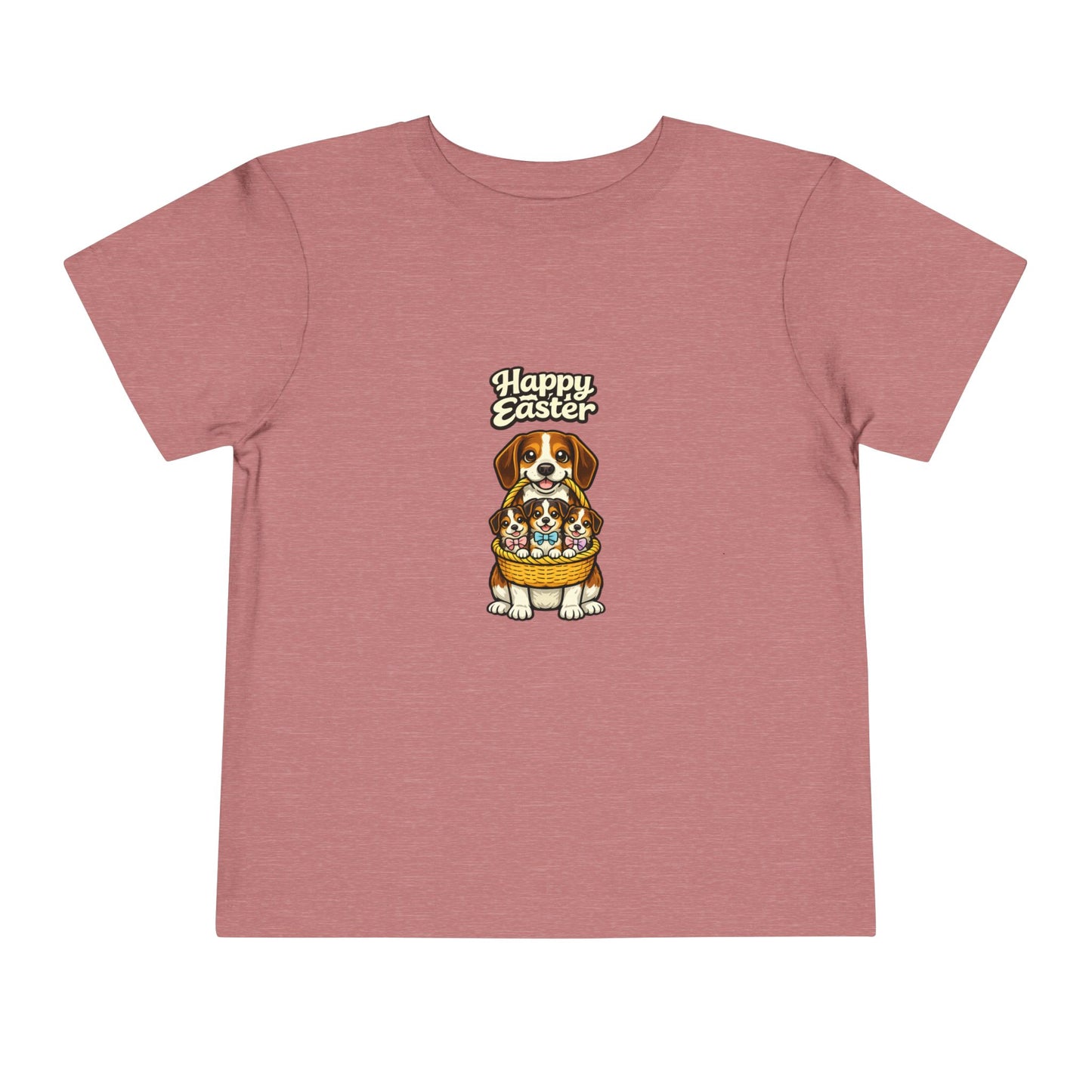 Beagle Family Happy Easter -- Toddler Dog Lover Tee