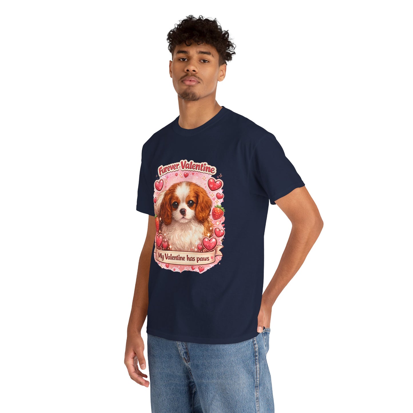 Furever Valentine - Puppy Love Has Paws – Pet Lover Valentine's Day T-Shirt