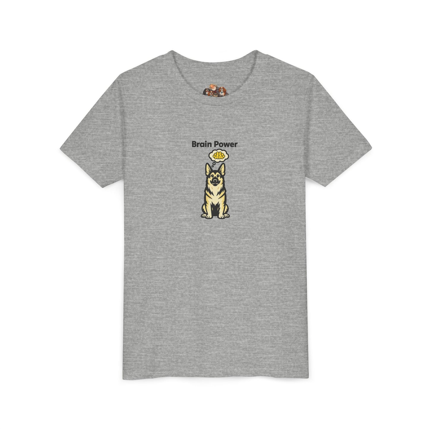 Brain Power -- Youth Dog Lover Tee