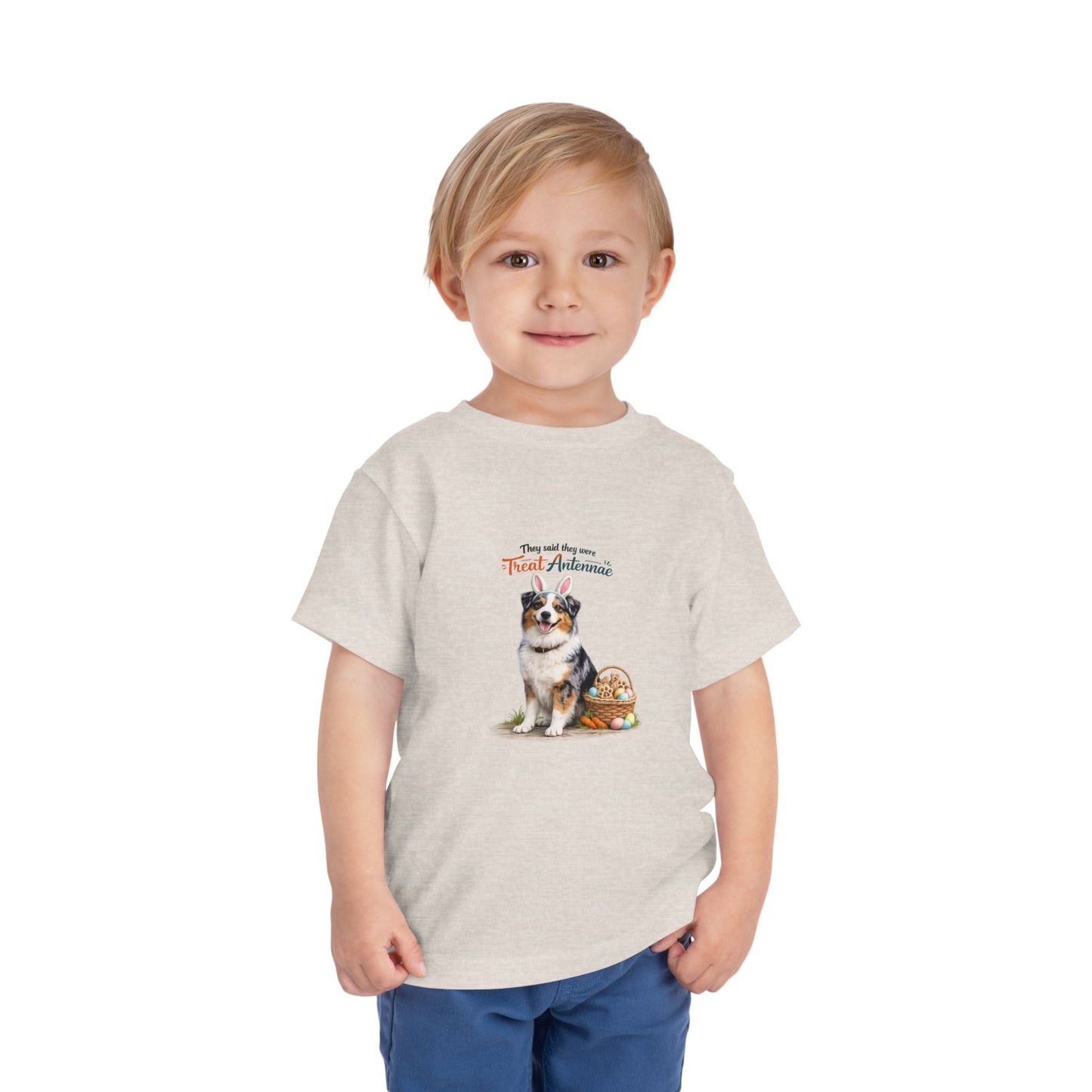 Australian Shepherd Treat Antennae™ -- Toddler Dog Lover Tee