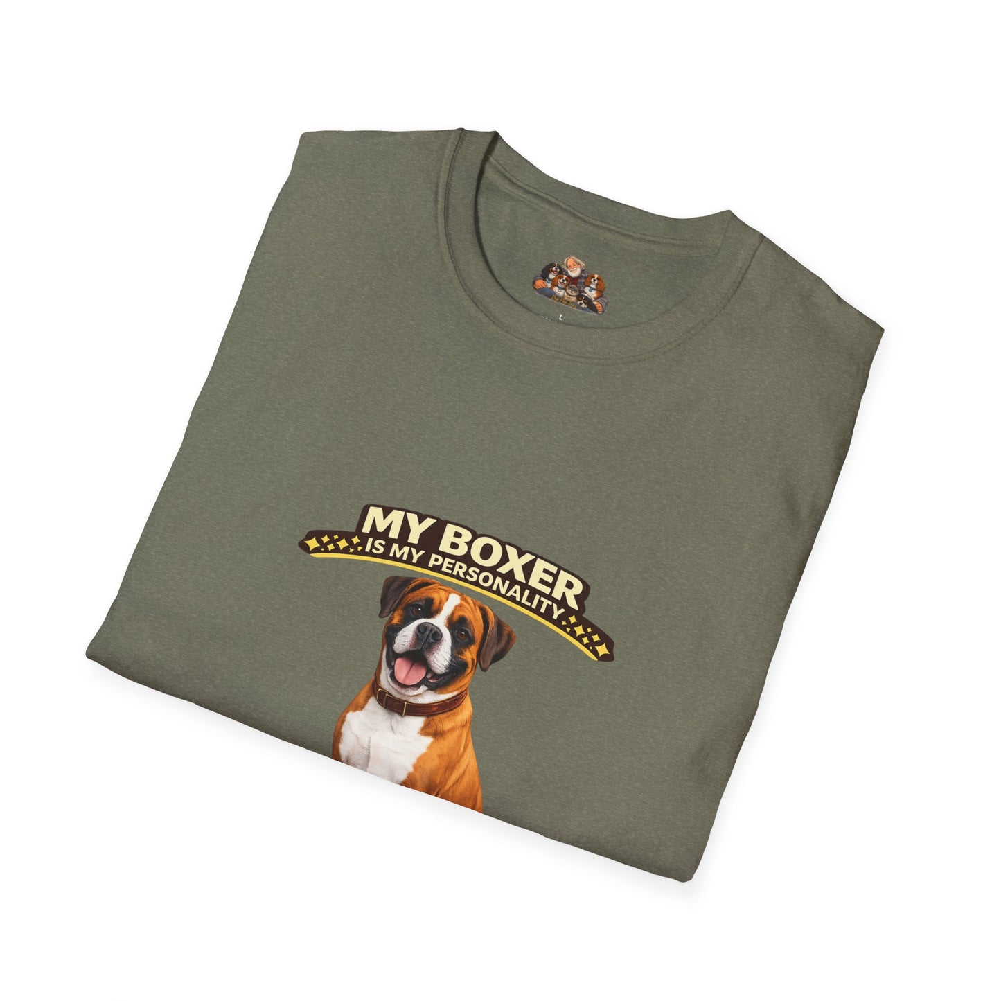 My Boxer Is My Personality – Goofy But Loyal – Personalized Dog Breed Tee