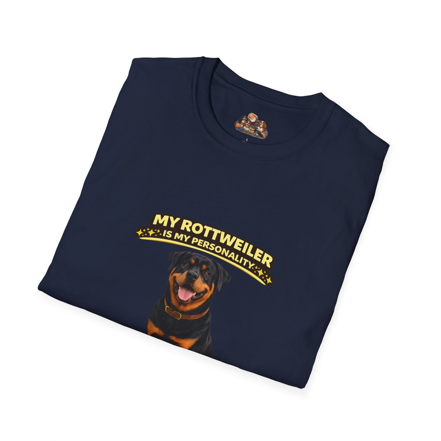 My Rottweiler Is My Personality – Guardian Energy – Personalized Dog Breed Tee