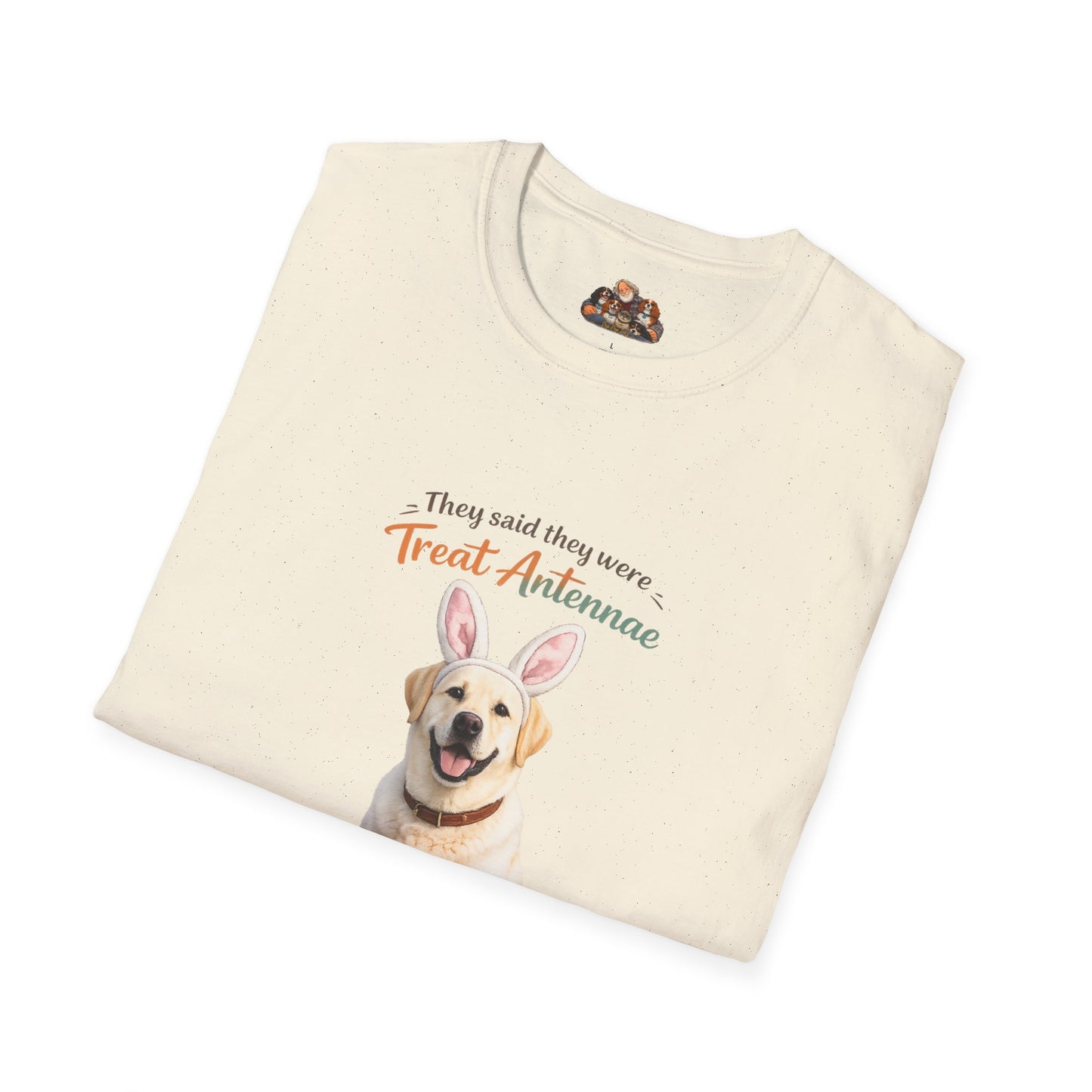 Yellow Lab Treat Antenna™ – Easter Yellow Lab Lover T-Shirt