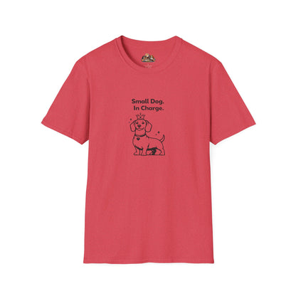 Small Dog. In Charge. —  Black And White Minimalist Family Collection For Adult Dog Lovers