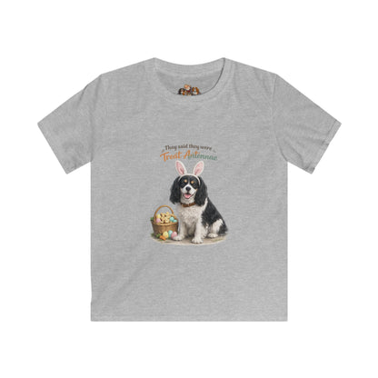 Cavalier King Charles Spaniel Treat Antennae™ — Youth Dog Lover Tee