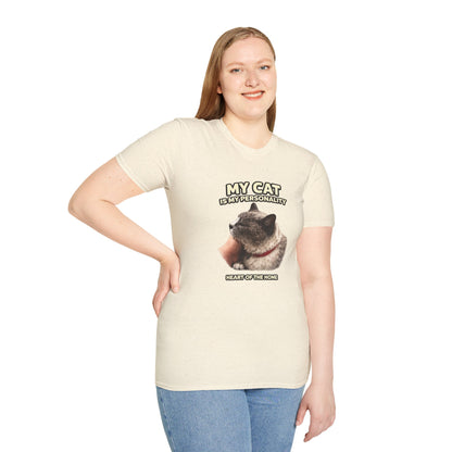 My Cat Is My Personality – "The Heart Of The Home" – Personalized Custom Cat Shirt