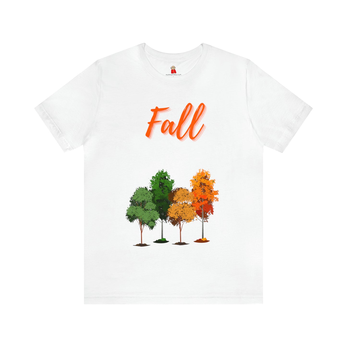 Fall Trees Unisex Jersey Short Sleeve Tee