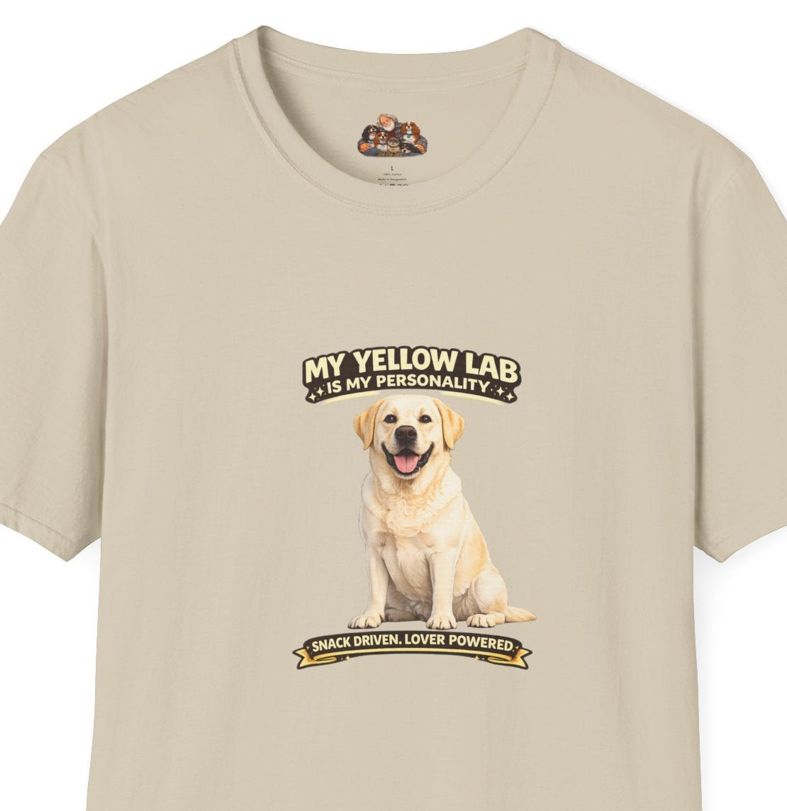 My Yellow Lab is My Personality – Personalized Dog Breed Shirt
