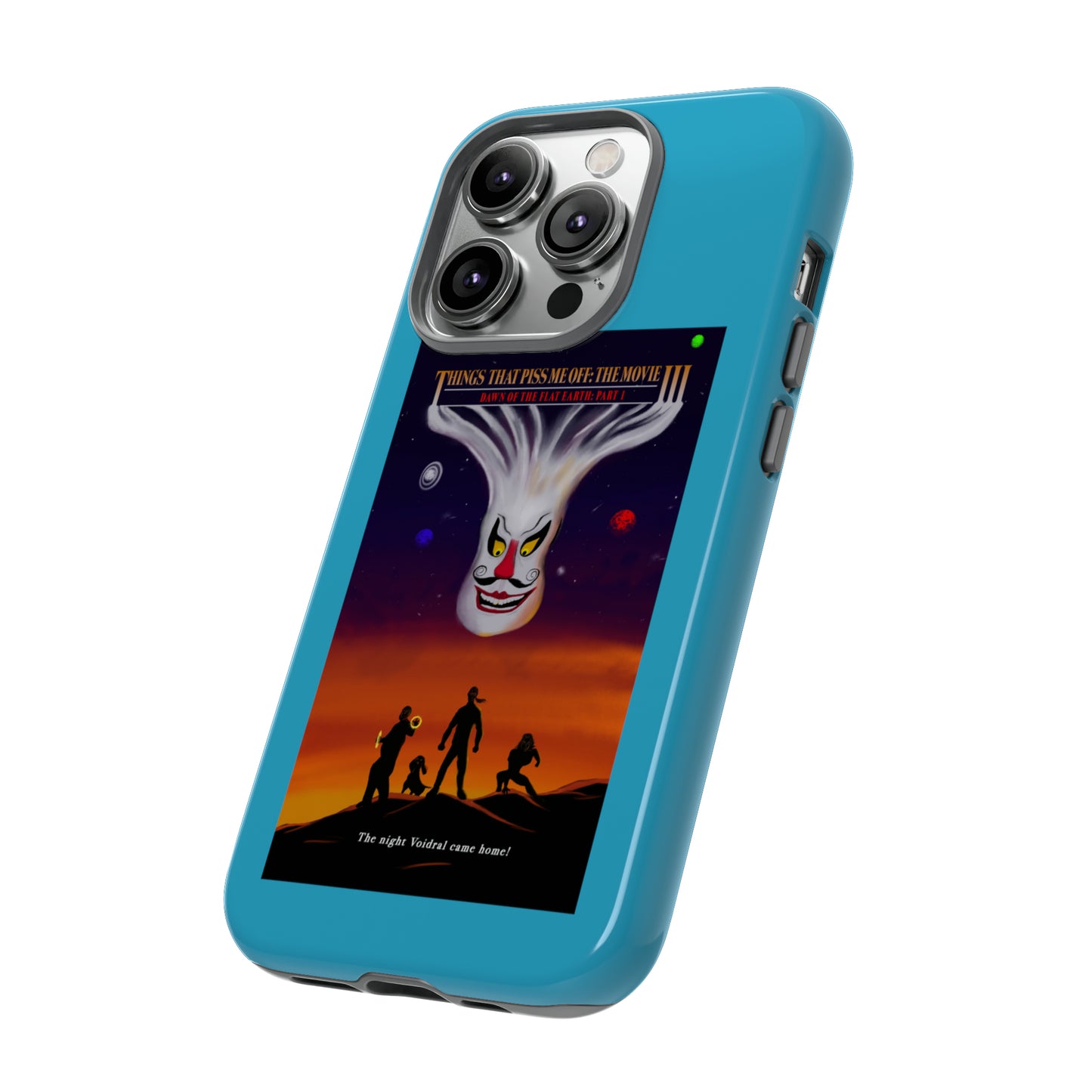 Dawn Of The Flat Earth: Part I Tough Phone Case (turquoise)