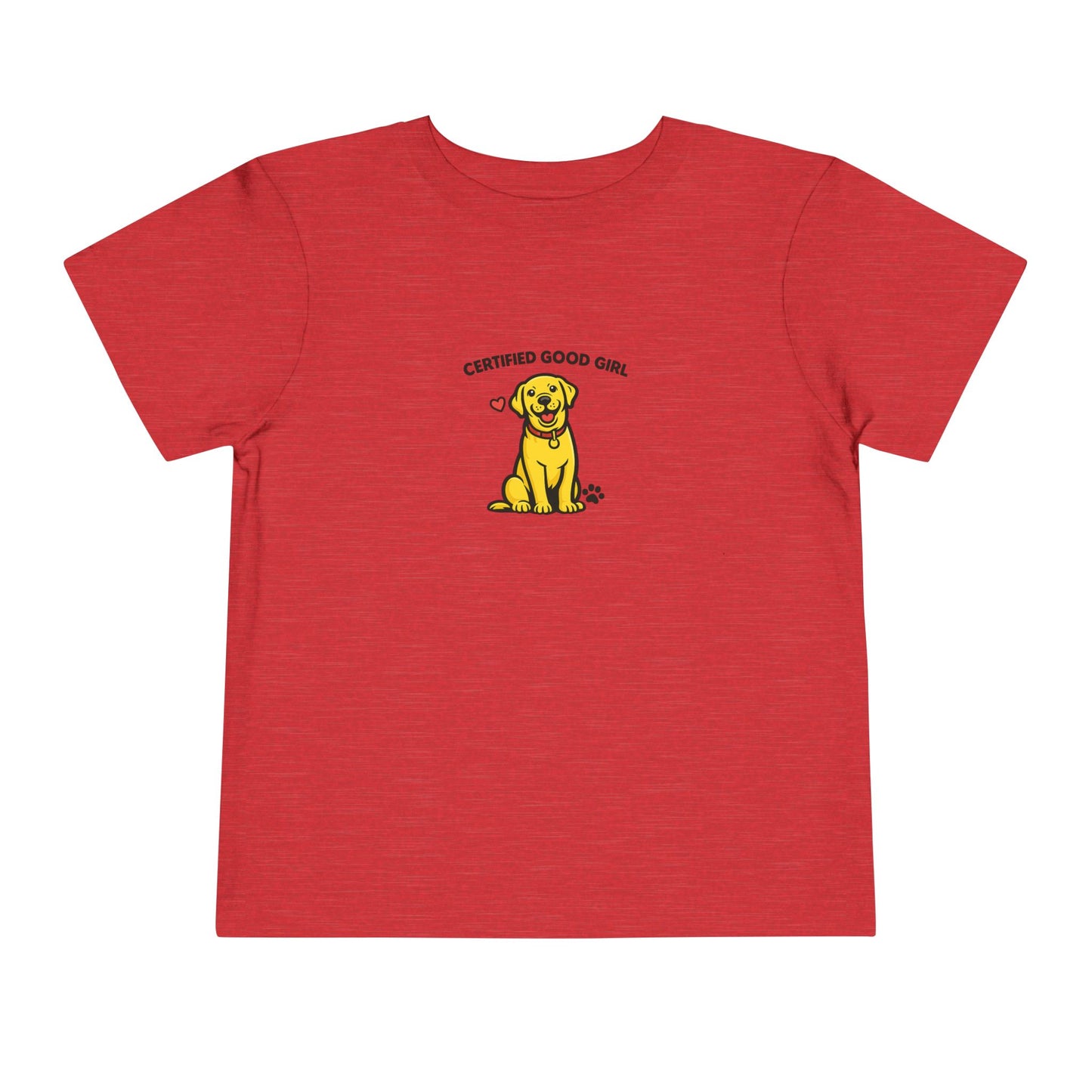 Certified Good Girl -- Toddler Dog Lover Tee
