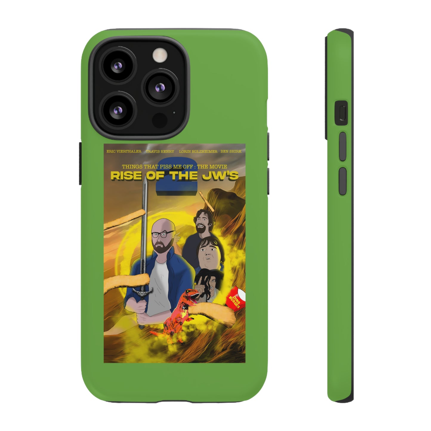 Rise Of The JW's Tough Phone Case (green)