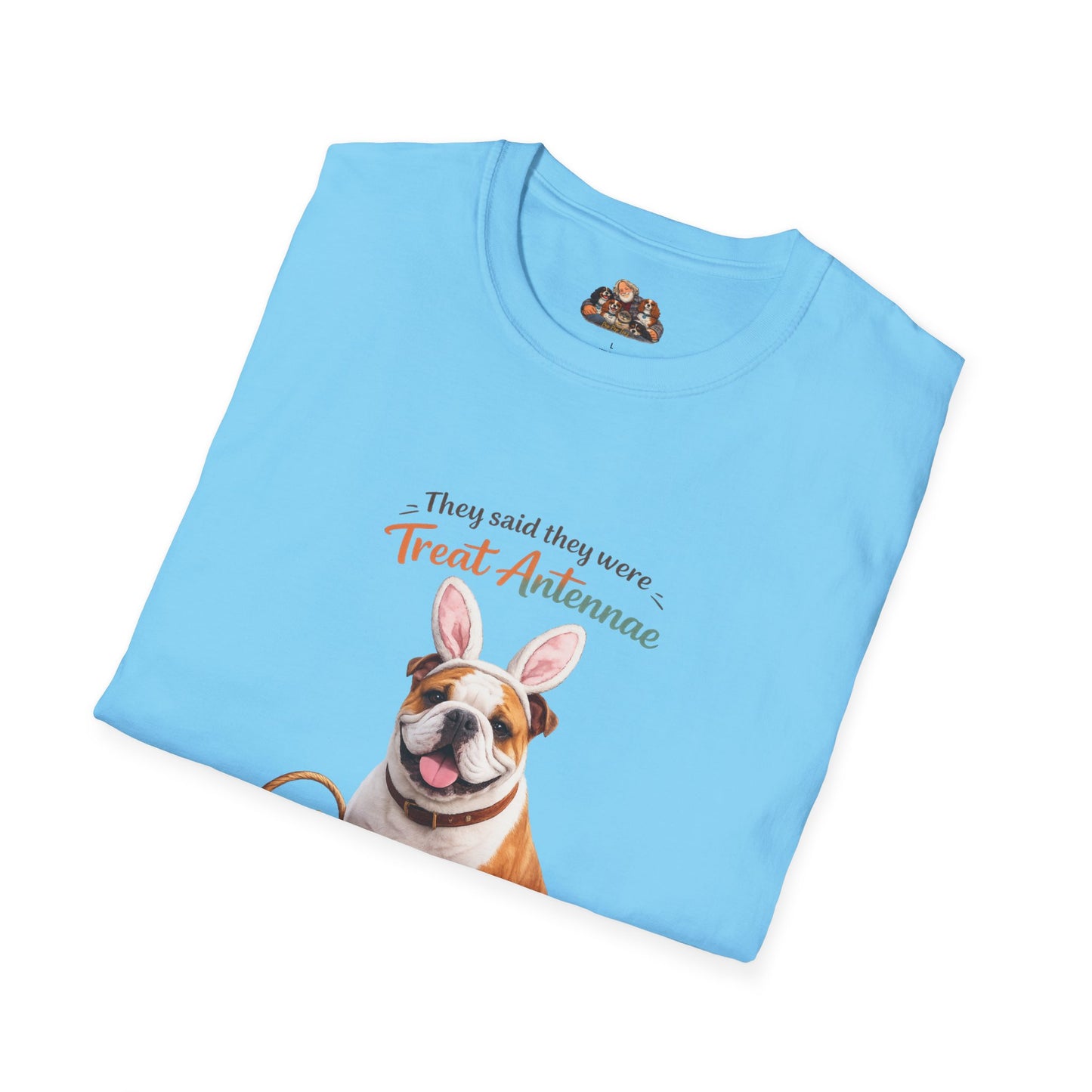 Bulldog Treat Antennae™ – Easter Bulldog Lover T-Shirt