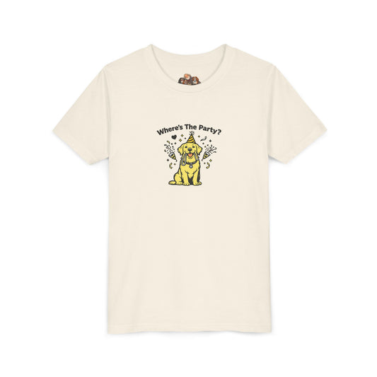 Where's The Party? -- Youth Dog Lover Tee