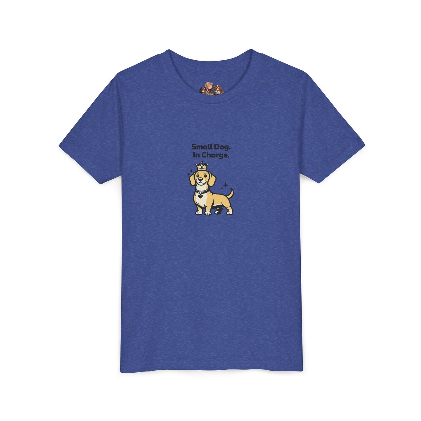 Small Dog. In Charge. -- Youth Dog Lover Tee