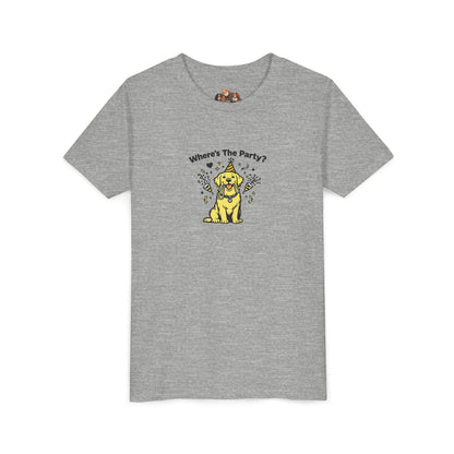 Where's The Party? -- Youth Dog Lover Tee