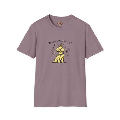 Where's The Party? -- Soft-Color Minimalist Family Collection For Adult Dog Lovers