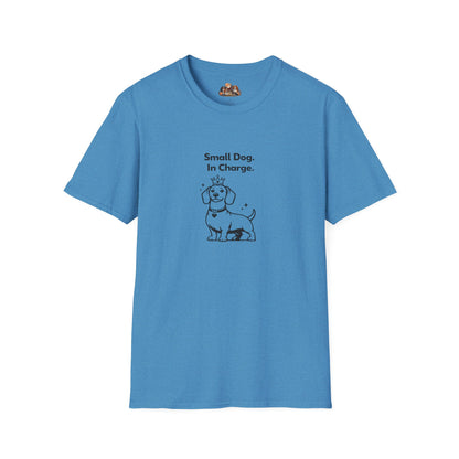 Small Dog. In Charge. —  Black And White Minimalist Family Collection For Adult Dog Lovers