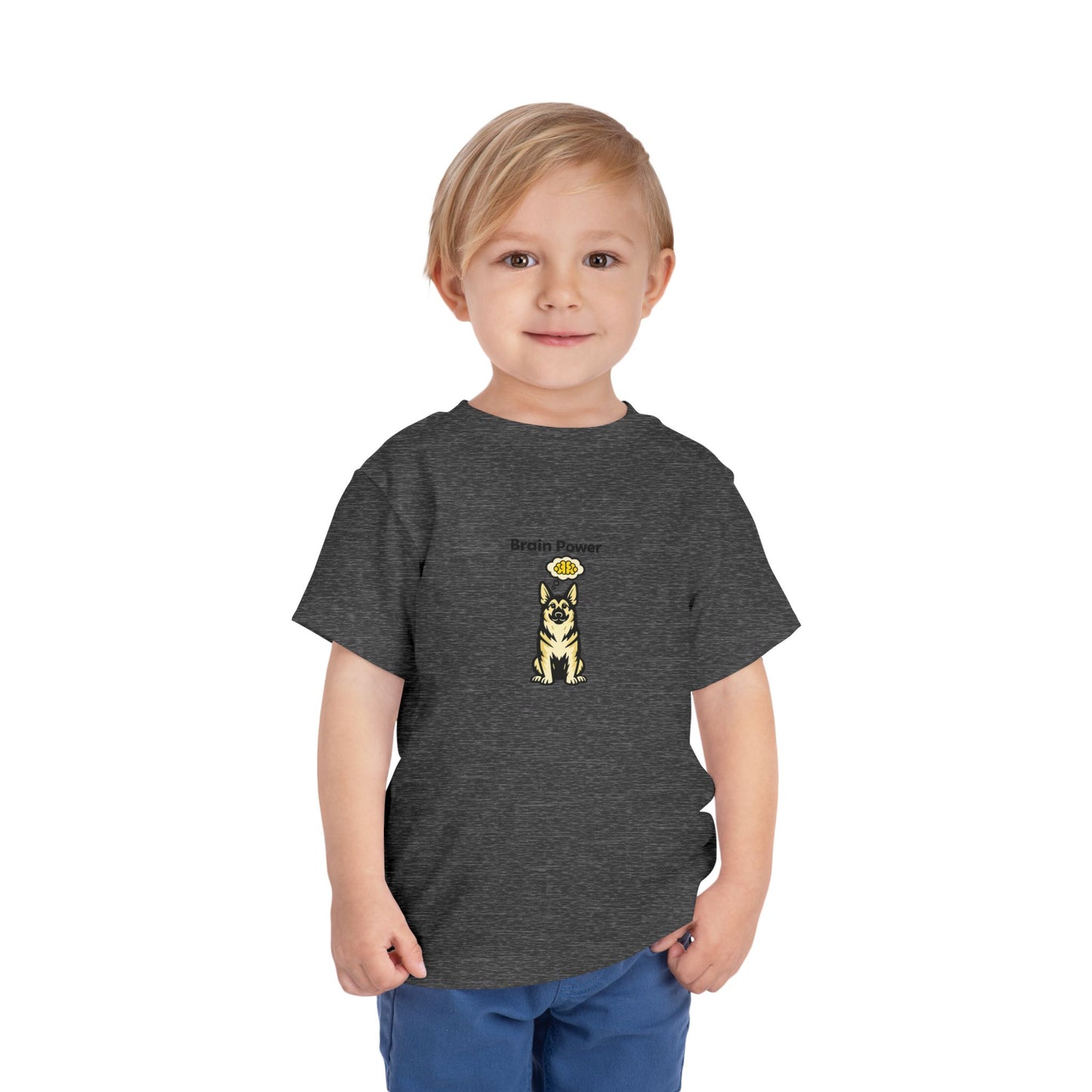 Brain Power  -- Toddler Dog Lover Tee